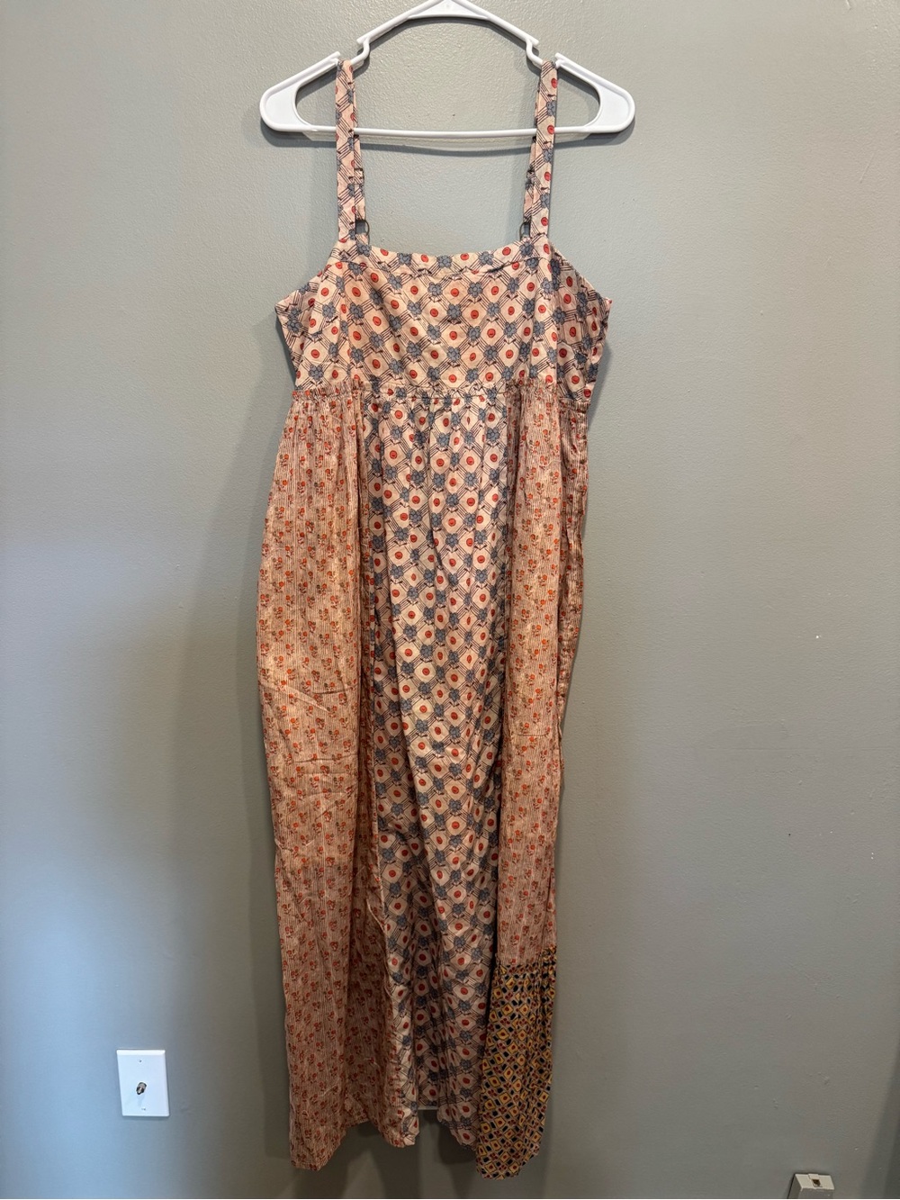 NWT Natural Life Jenny Cotton Maxi Dress Size Medium